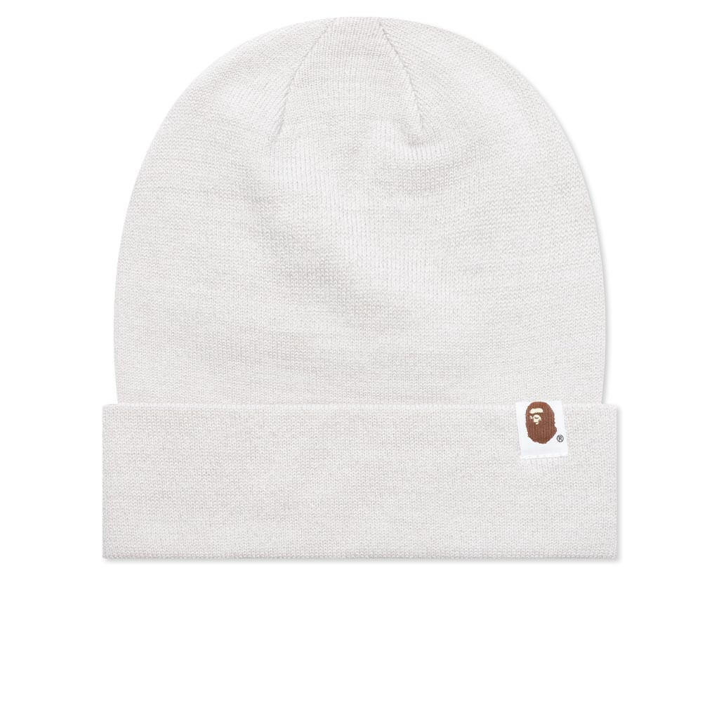 Bape Patch Knit Cap Gray