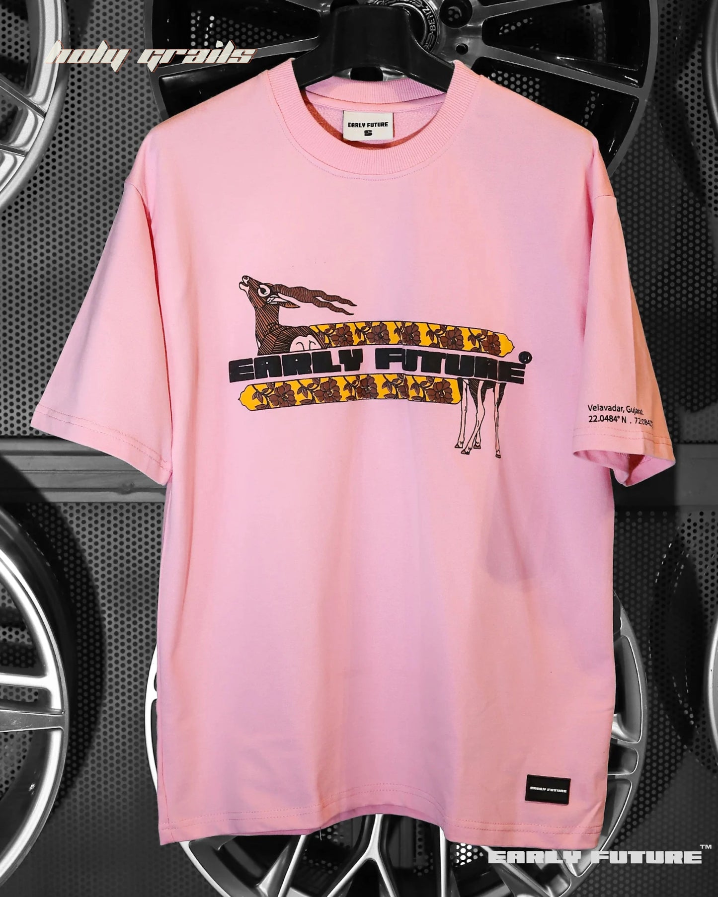 Wild And Majestic Heatwave Pink Oversize Tee HG x Early Future