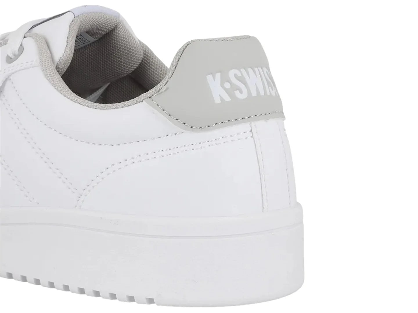 Tenis K Swiss Sanker Blanco con Gris para Hombre