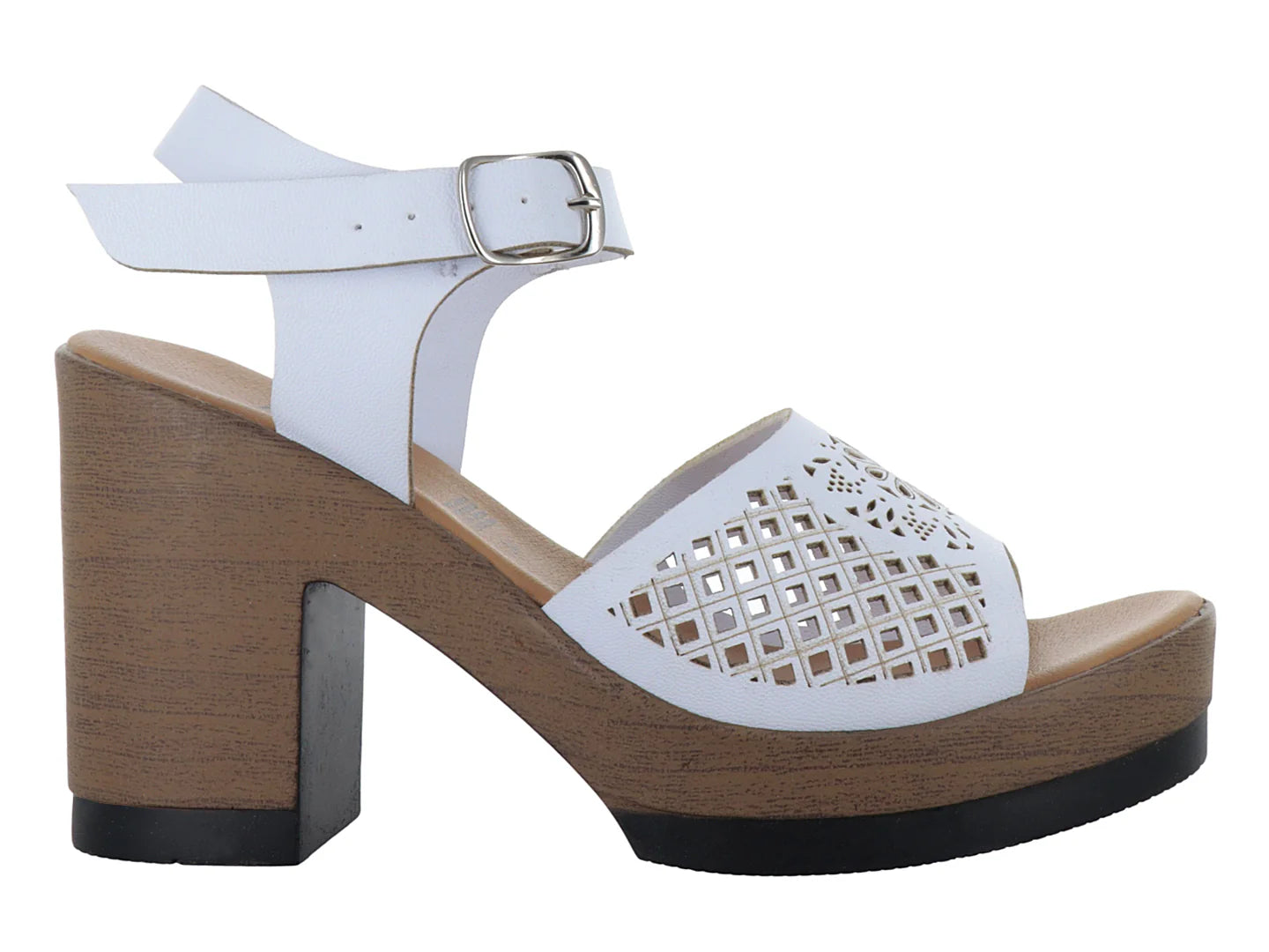 Sandalias Luna Rosa Blancas para Mujer