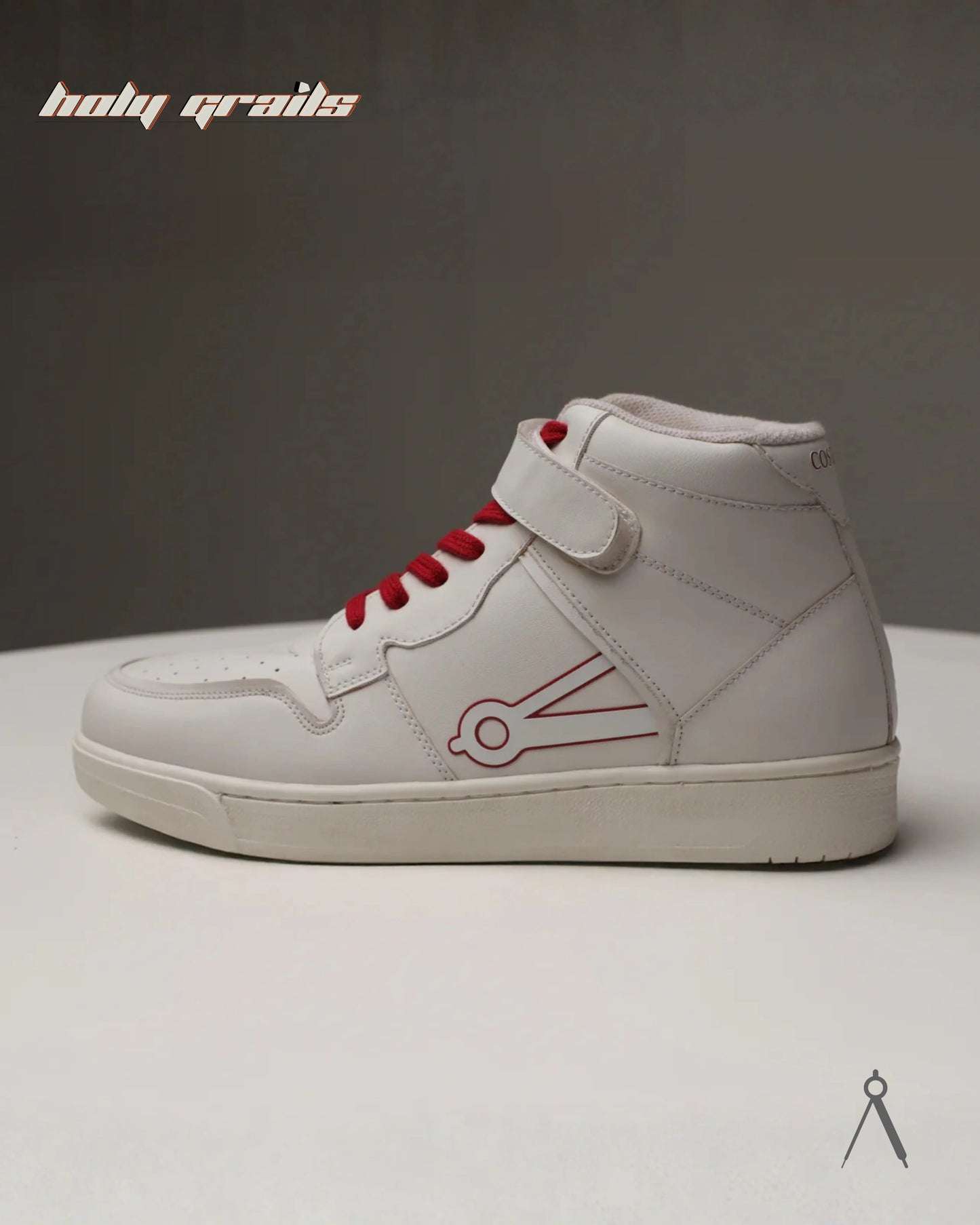 Vector White Red Accent High Sneakers HG x Cos Tan