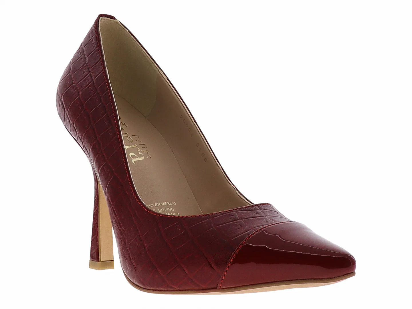 Zapatillas Stiletto Felipe Rivera Rojo para Mujer