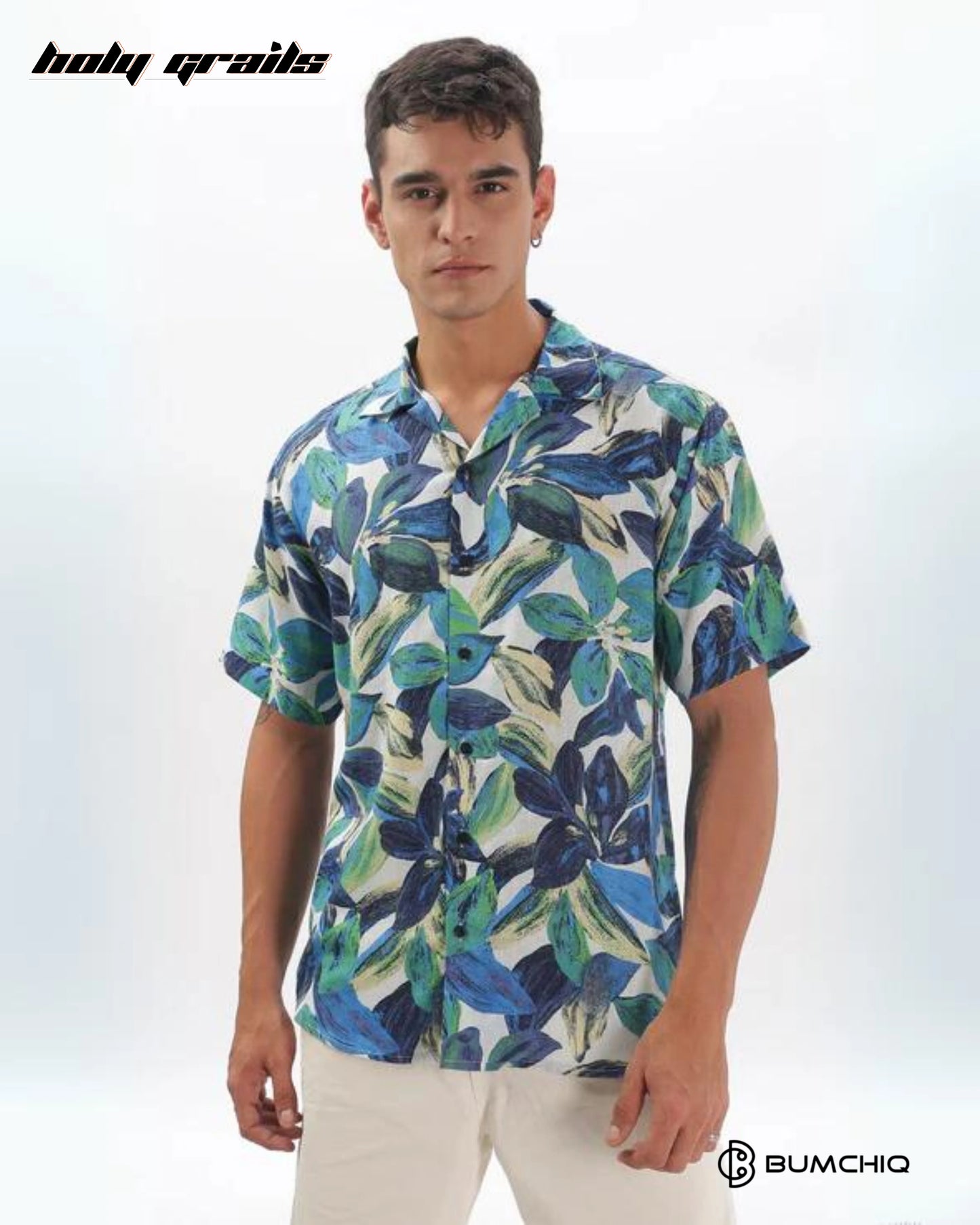 Aquamarine Flory Shirt HG x Bumchiq