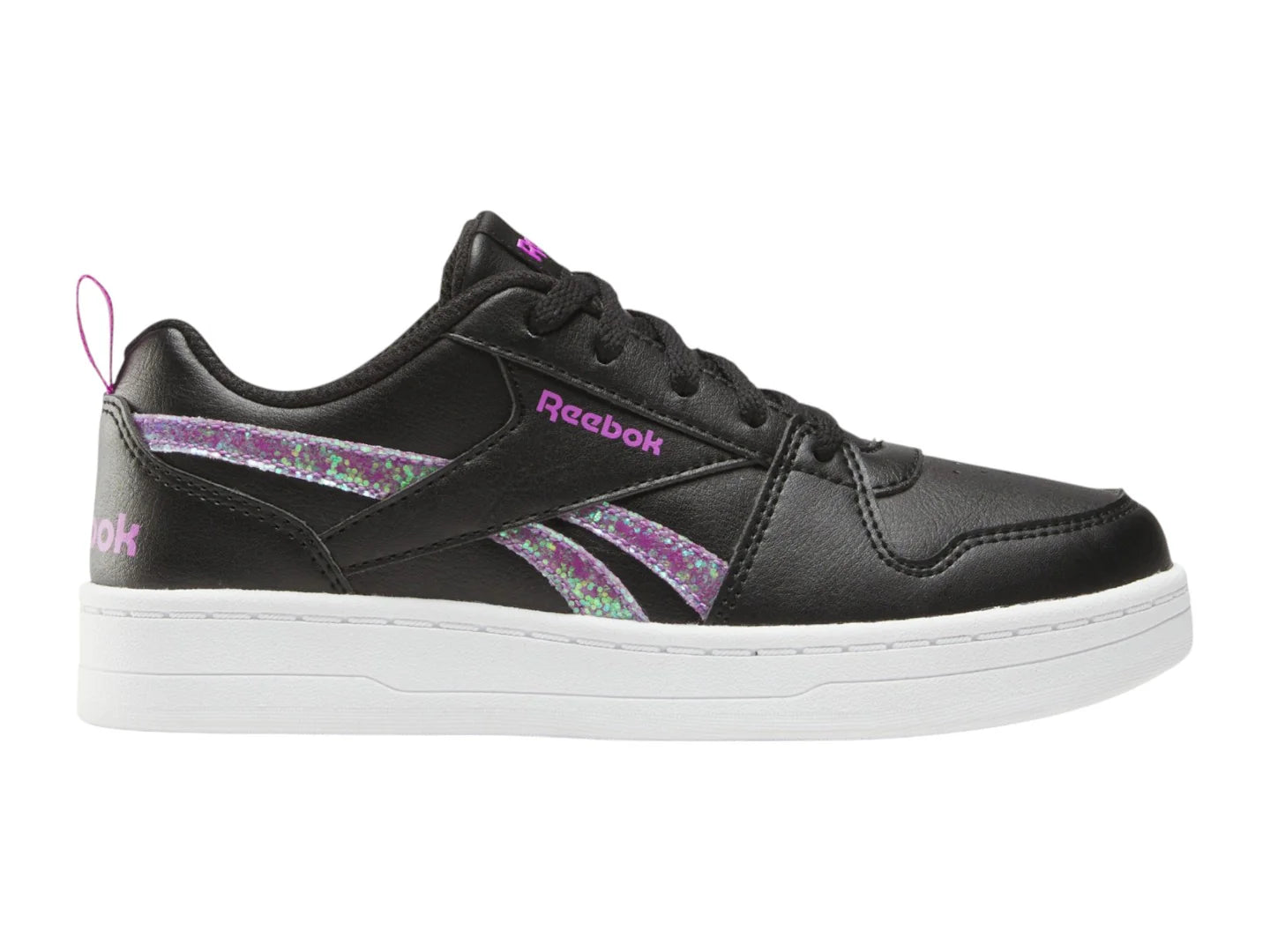 Tenis Reebok Royal Prime 20 Negro y Morado para Niña