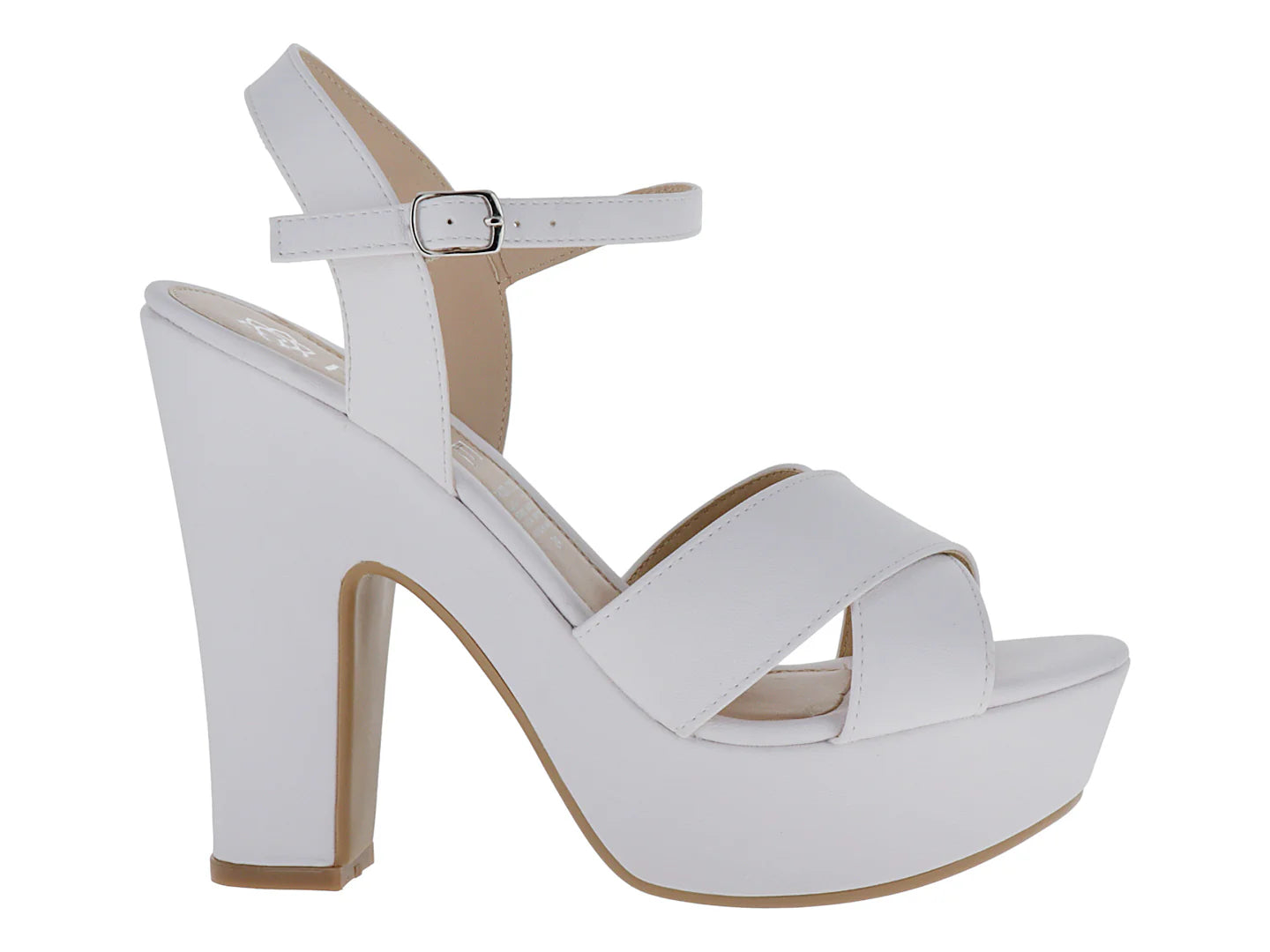 Sandalias Roze Blanco de Plataforma para Mujer