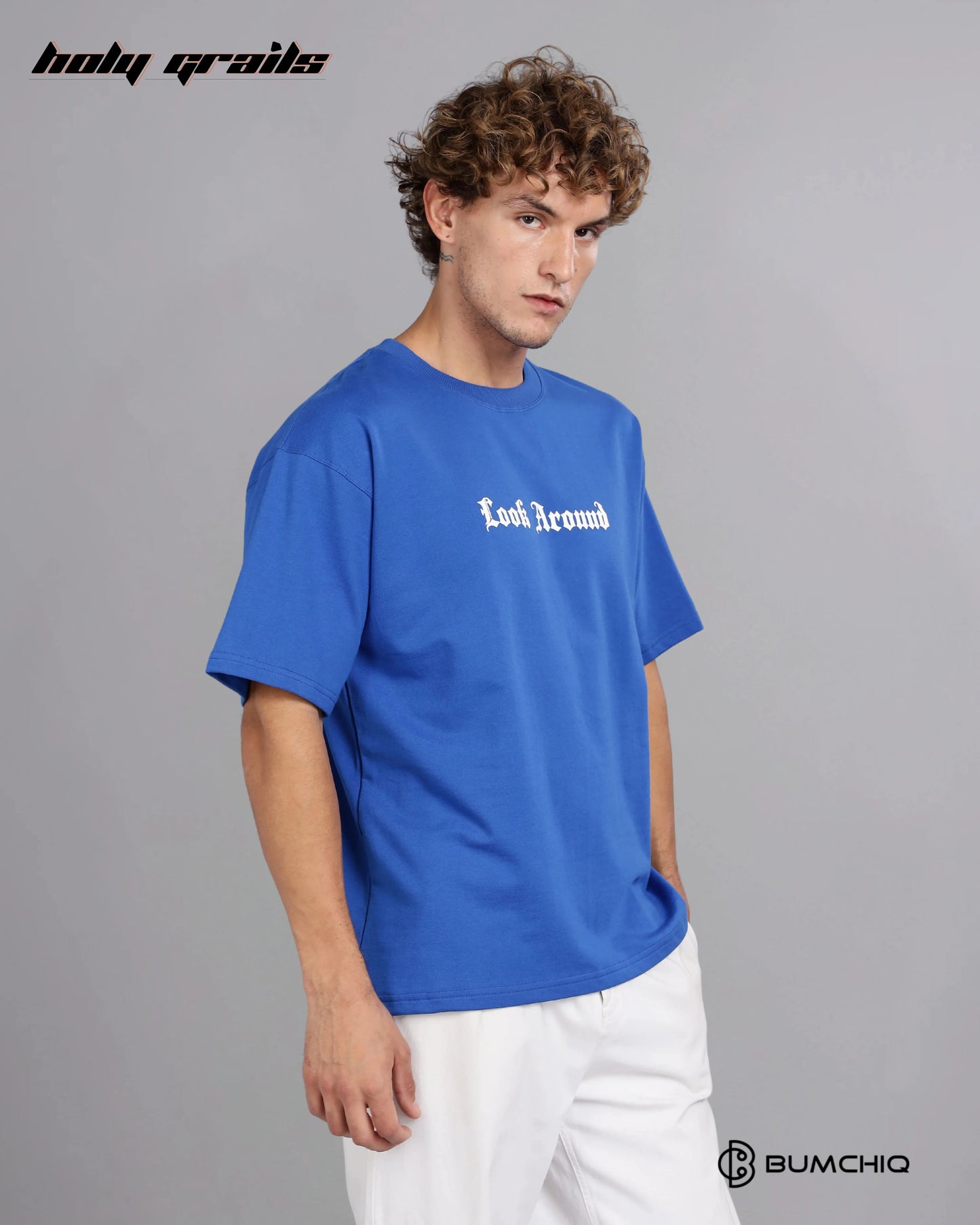 Star Gaze Blue Oversize Tee HG x Bumchiq