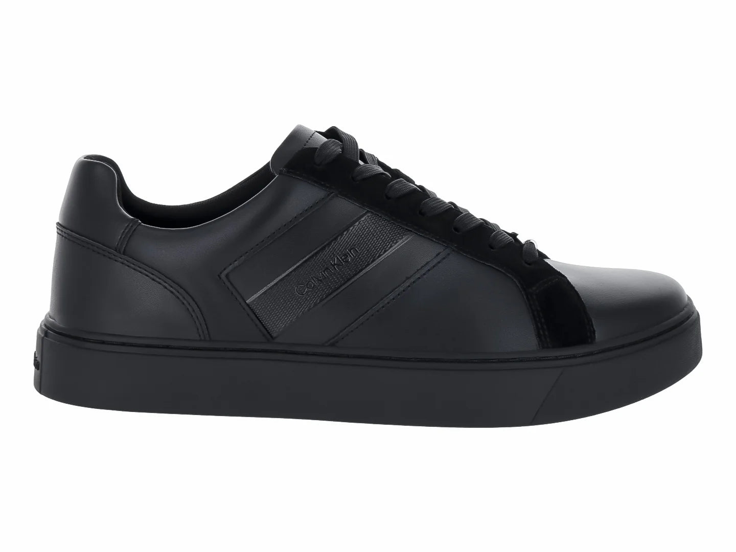 Tenis Calvin Klein Negro de Piel para Hombre
