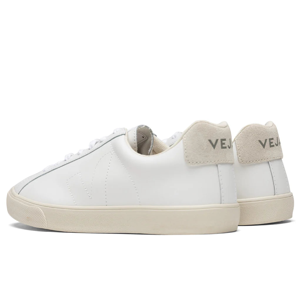Womens Esplar Logo Leather Extra White