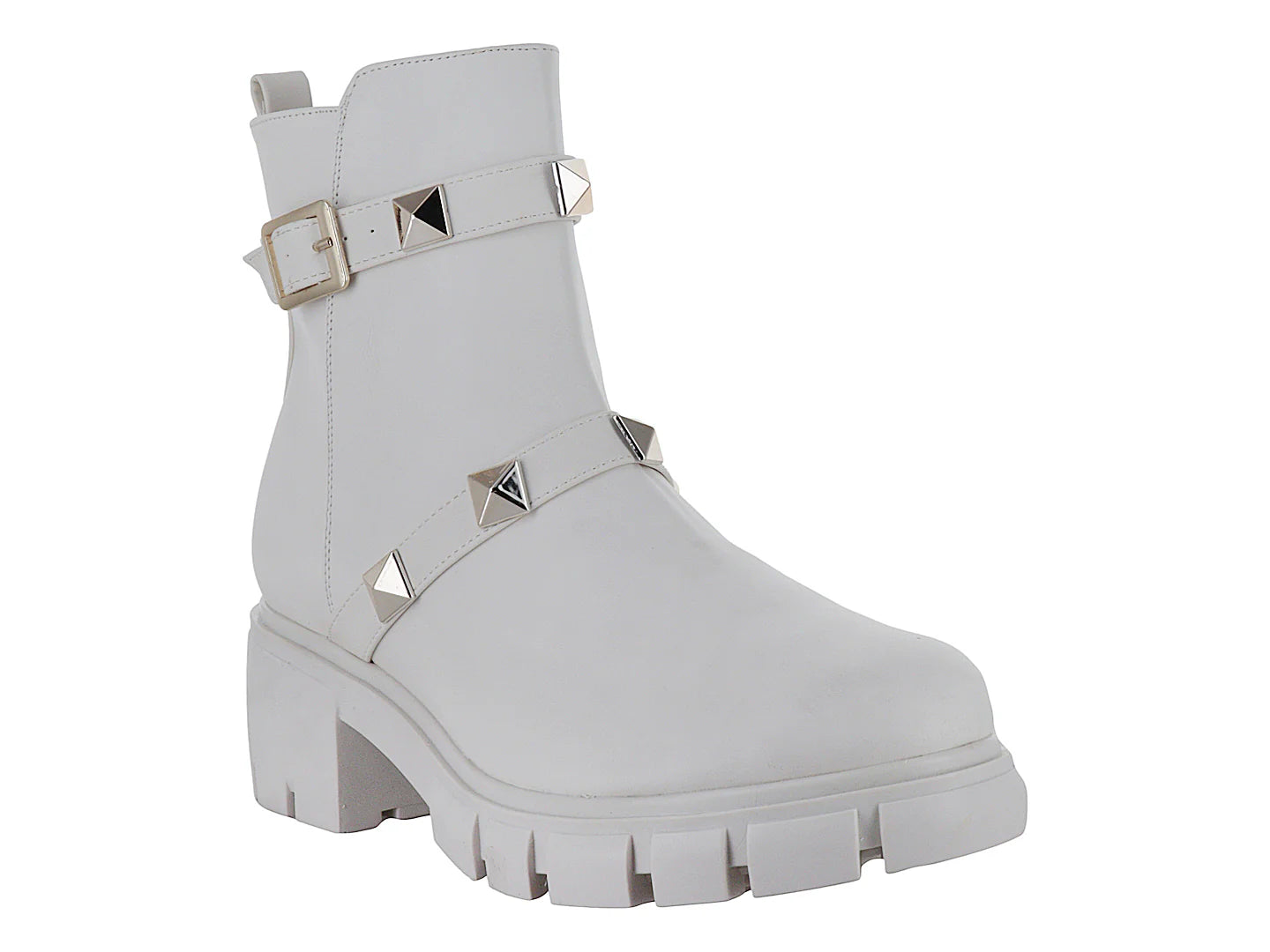Botines Lady Paulina Blanco con Plataforma para Mujer