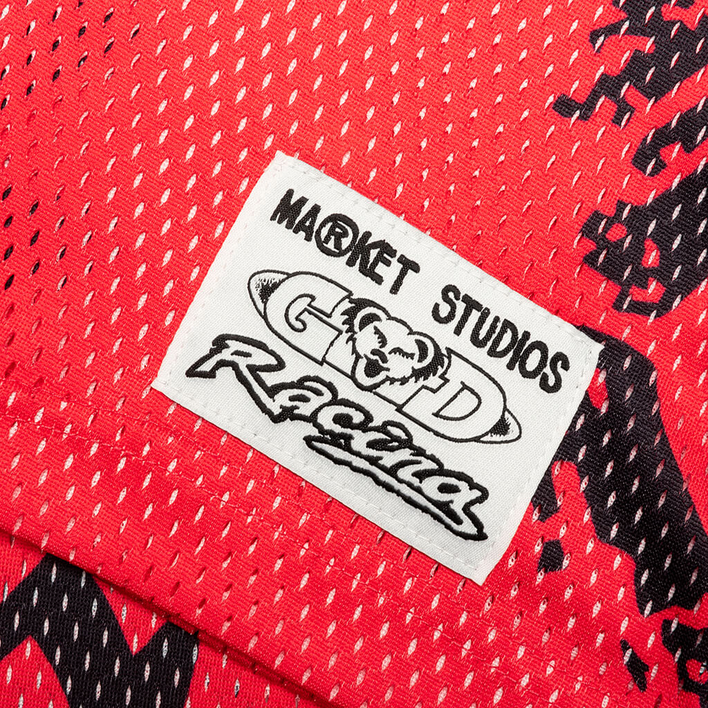 Market x Grateful Dead Mojo Jersey Red Black