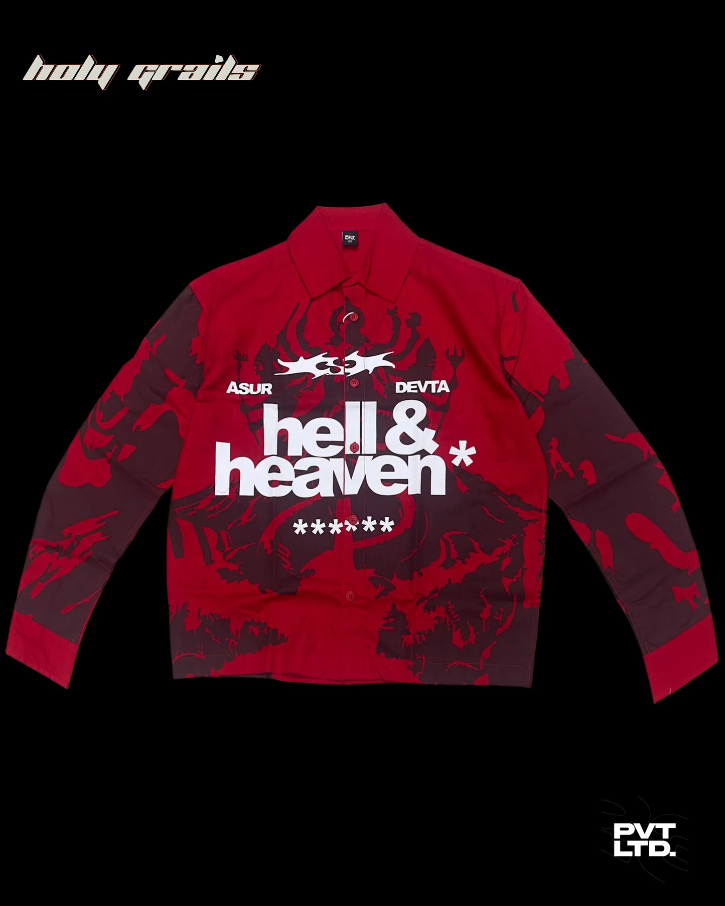 Asur Devta Red Shirt HG x Pvt Ltd