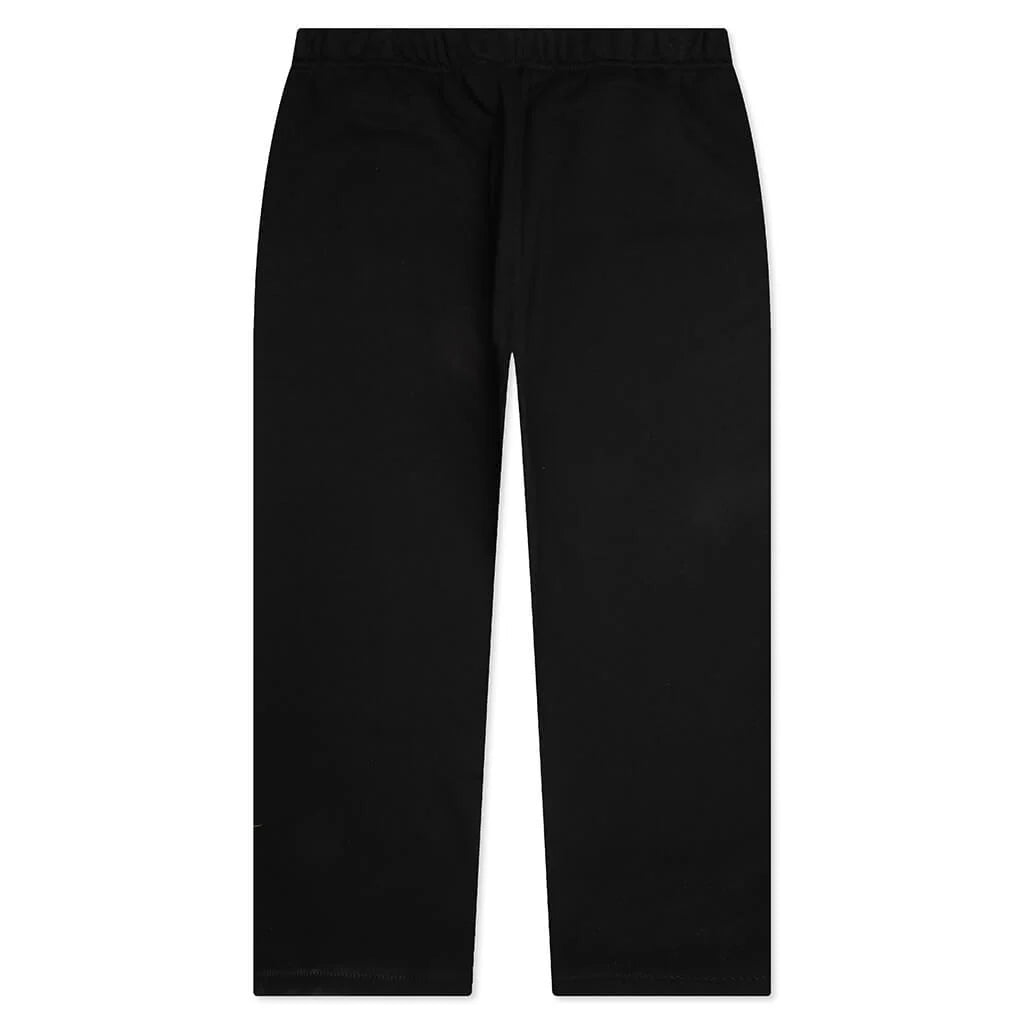 Fleece Relaxed Sweatpant Black
