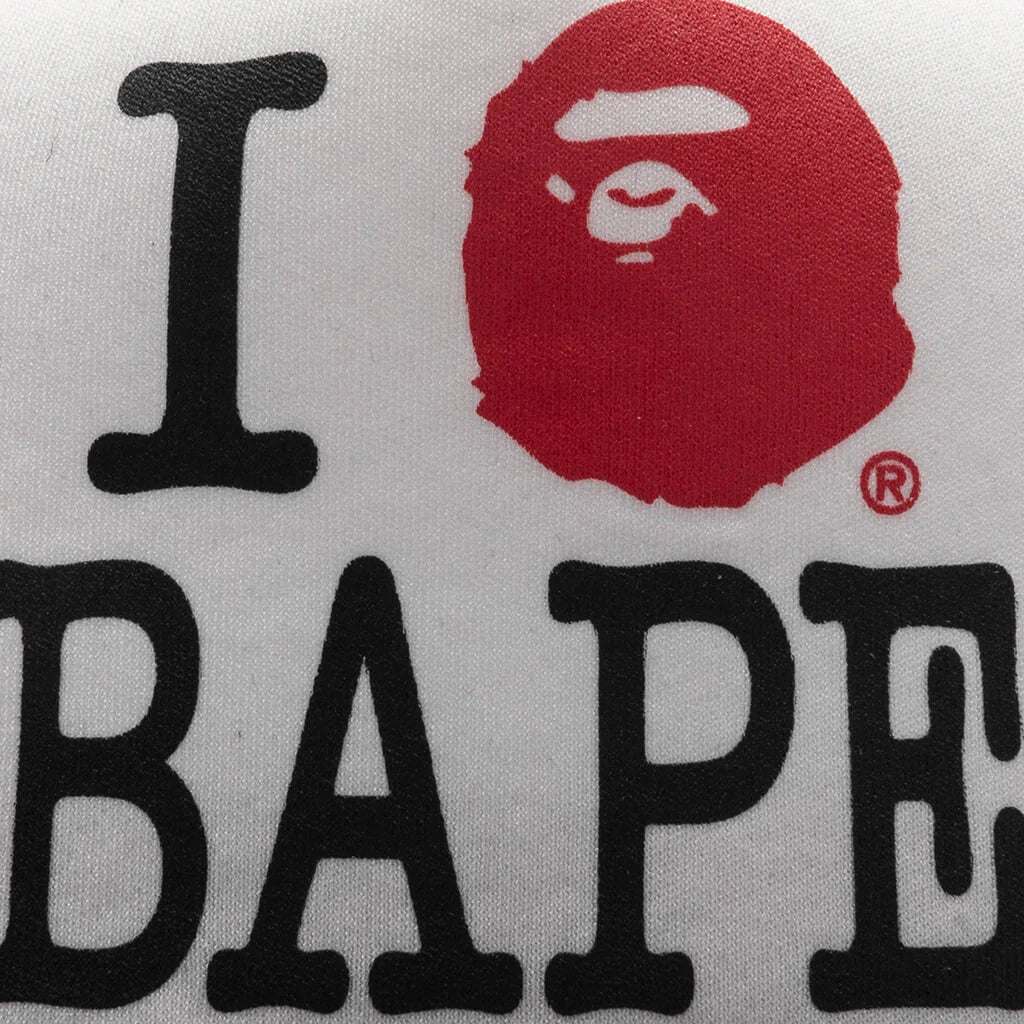 I Love Bape Mesh Cap Black