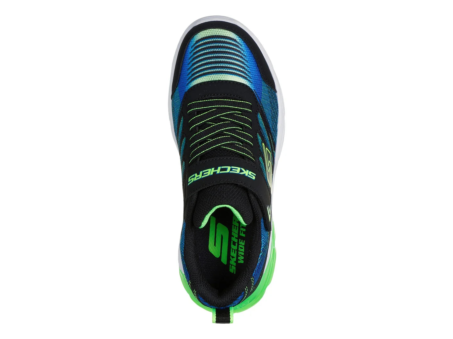 Tenis Skechers Thermoflux 20 Azul y Lima para Niño