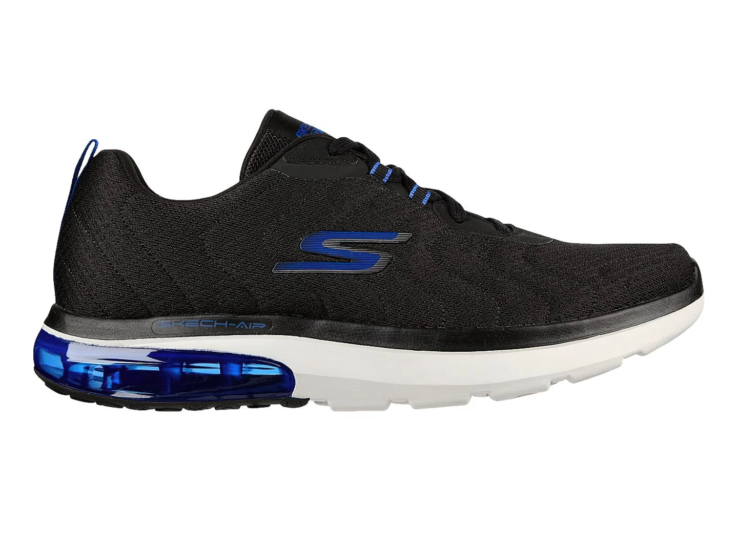 Tenis Skechers Go Walk Air 20 Negro y Azul para Hombre