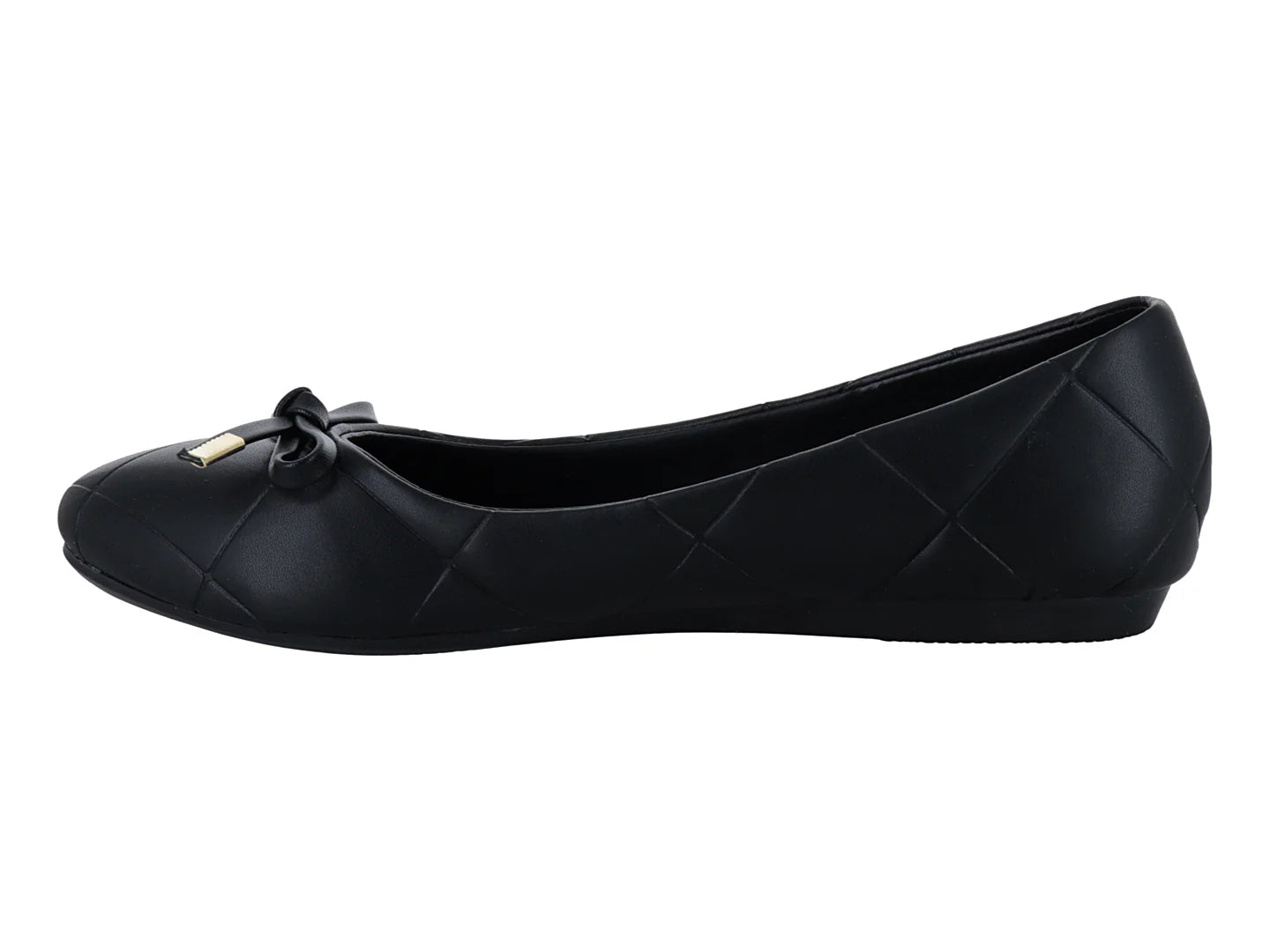 Zapatos Planos MeliAna Capitonados Negros para Mujer