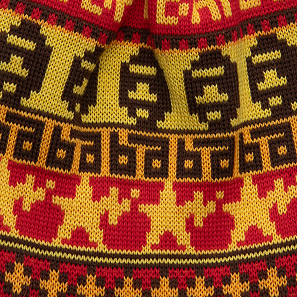Kids BAPE Knit Cap Red