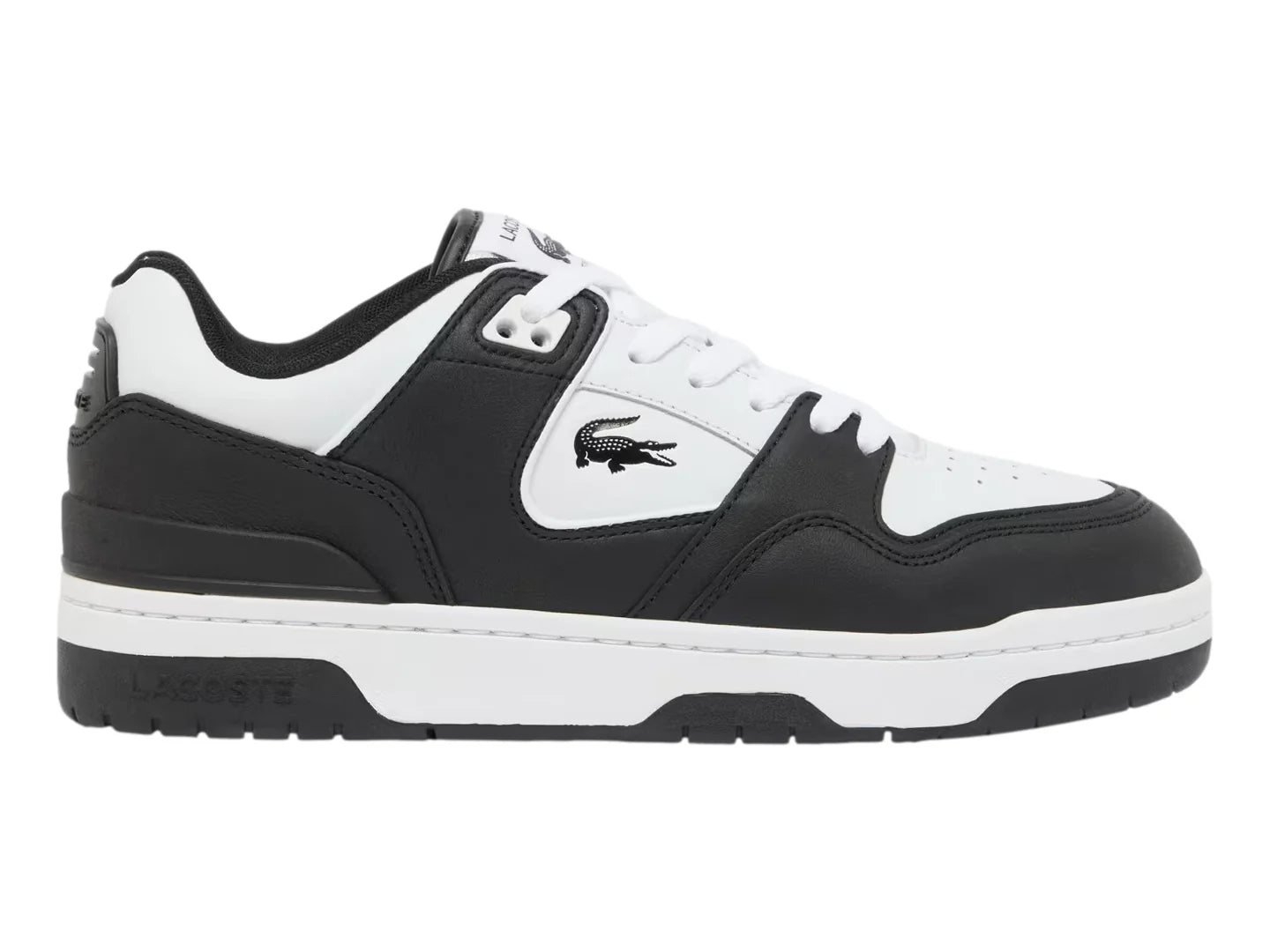 Tenis Lacoste Court Cage Negro con Blanco para Hombre