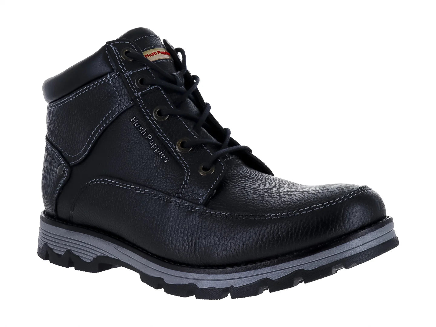 Botas Hush Puppies de Cuero Negro para Hombre