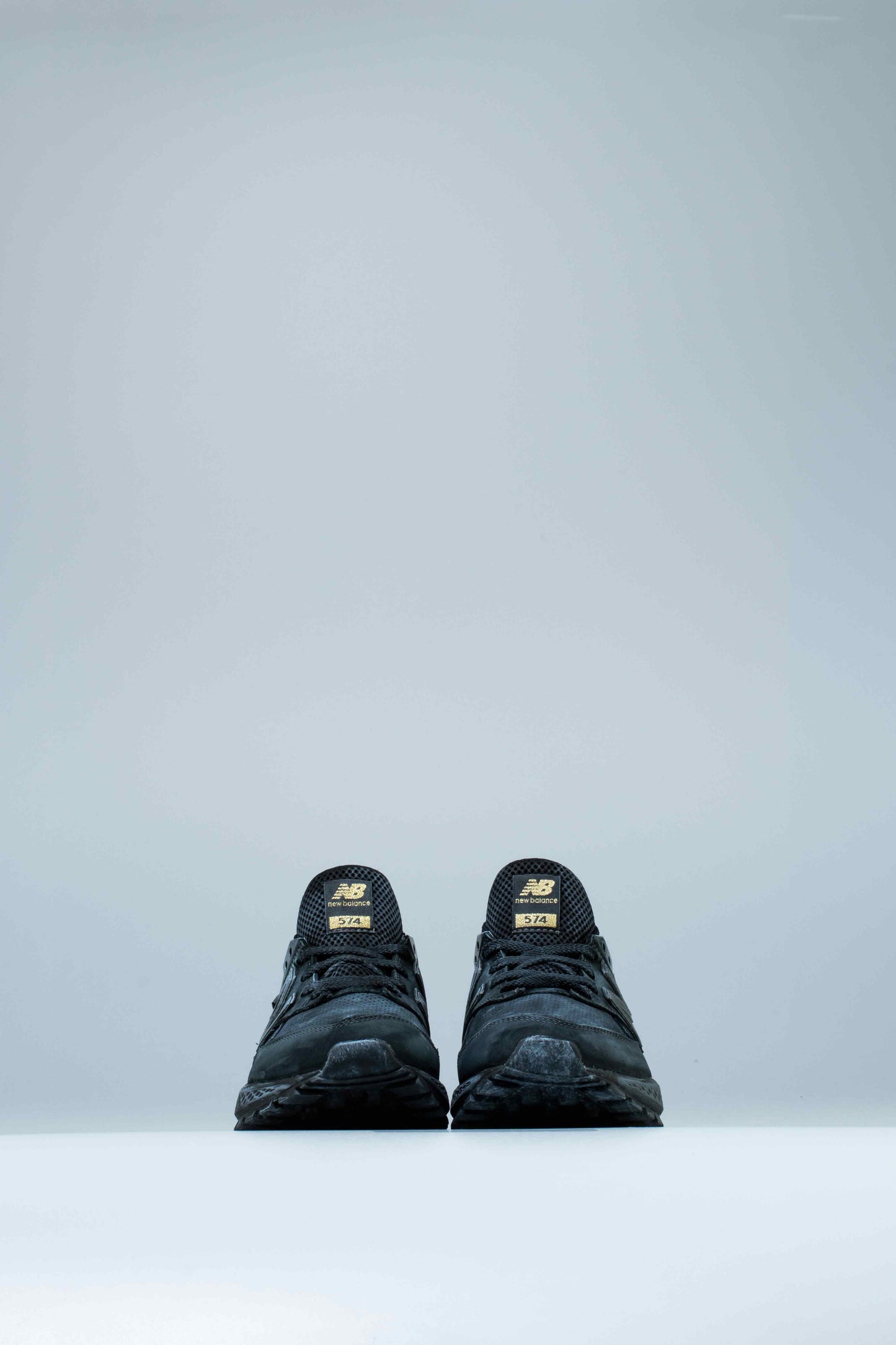574 Sport Mens Shoe Black Grey Navy