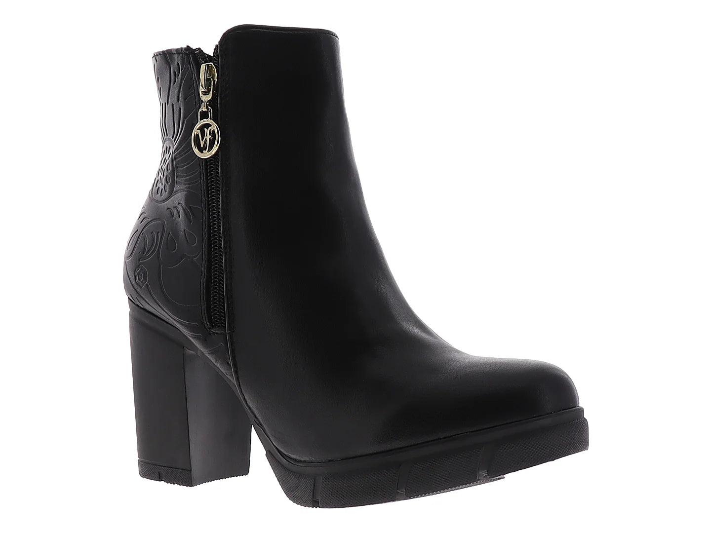 Botines VIFRA Cleveland Floral Negro para Mujer