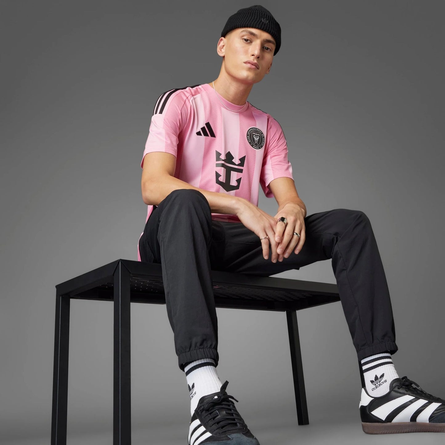 adidas Mens Inter Miami CF Messi Home Jersey 25 26 Pink
