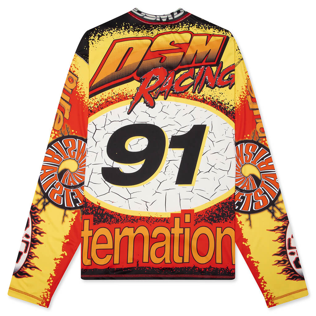 MX Racing Jersey Black Red Multi