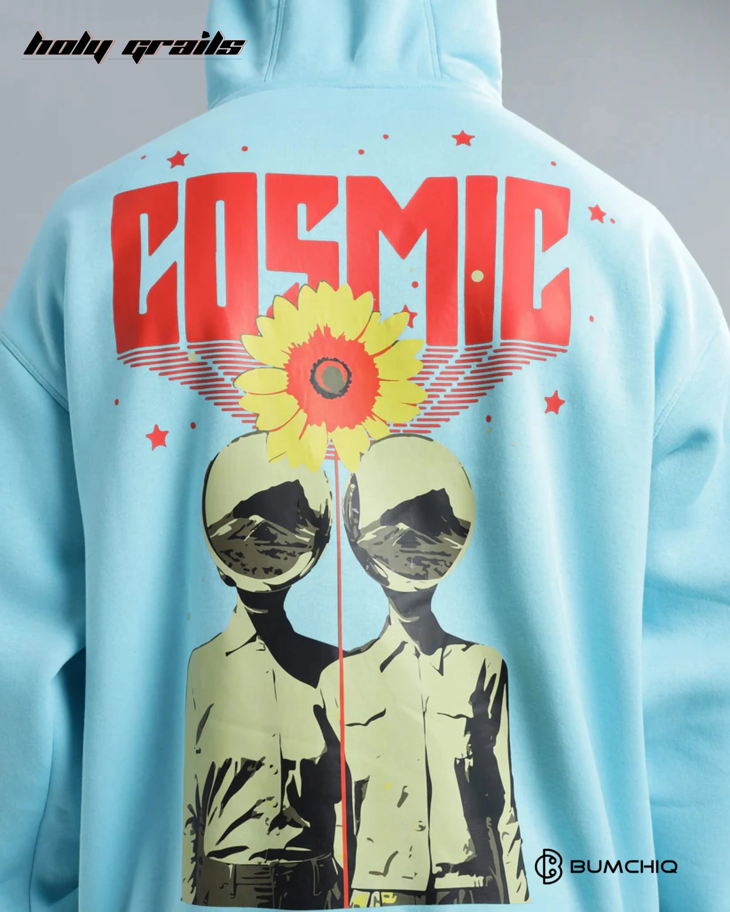 Cosmic Light Blue Hoodie HG x Bumchiq