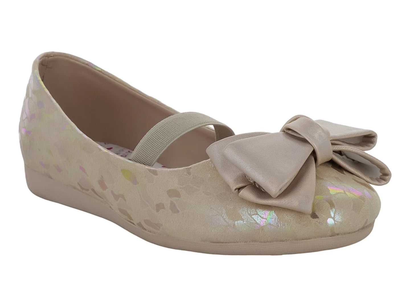 Zapatos Planos Miss Pink Beige para Niña