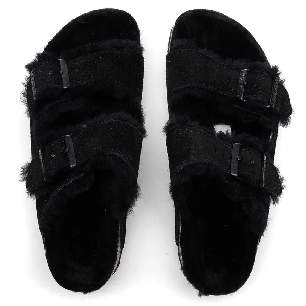 Womens Narrow Arizona Shearling Black