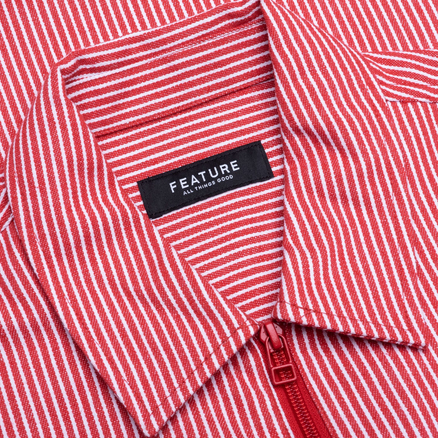 Smith 3 4 Zip Shirt Red