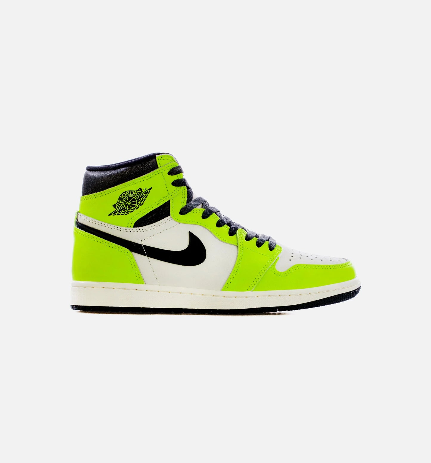 Air Jordan 1 High OG Visionaire Mens Lifestyle Shoes White Neon Green Free Shipping
