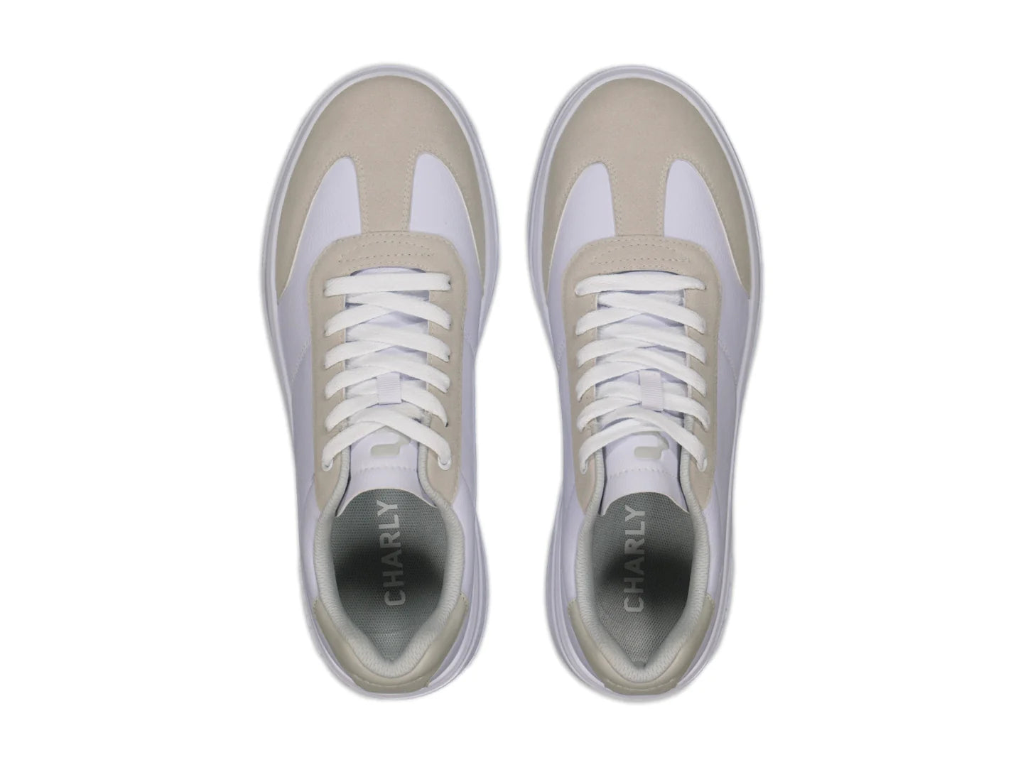 Tenis Charly Blanco y Beige para Hombre