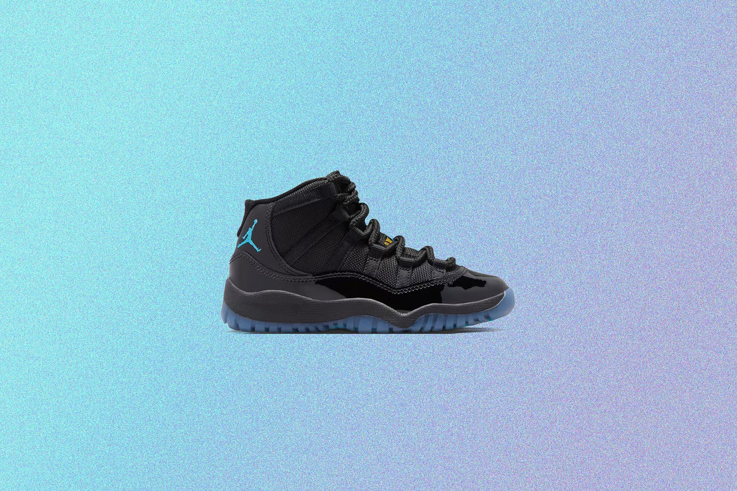 Air Jordan 11 Retro Gamma PS Black Gamma Blue Varsity Maize