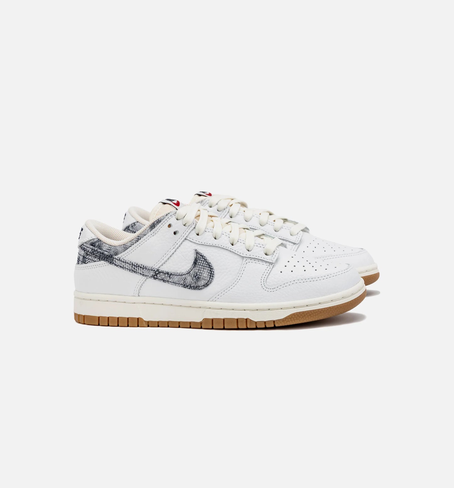Dunk Low Washed Denim Mens Lifestyle Shoe White Denim Blue Limit One Per Customer