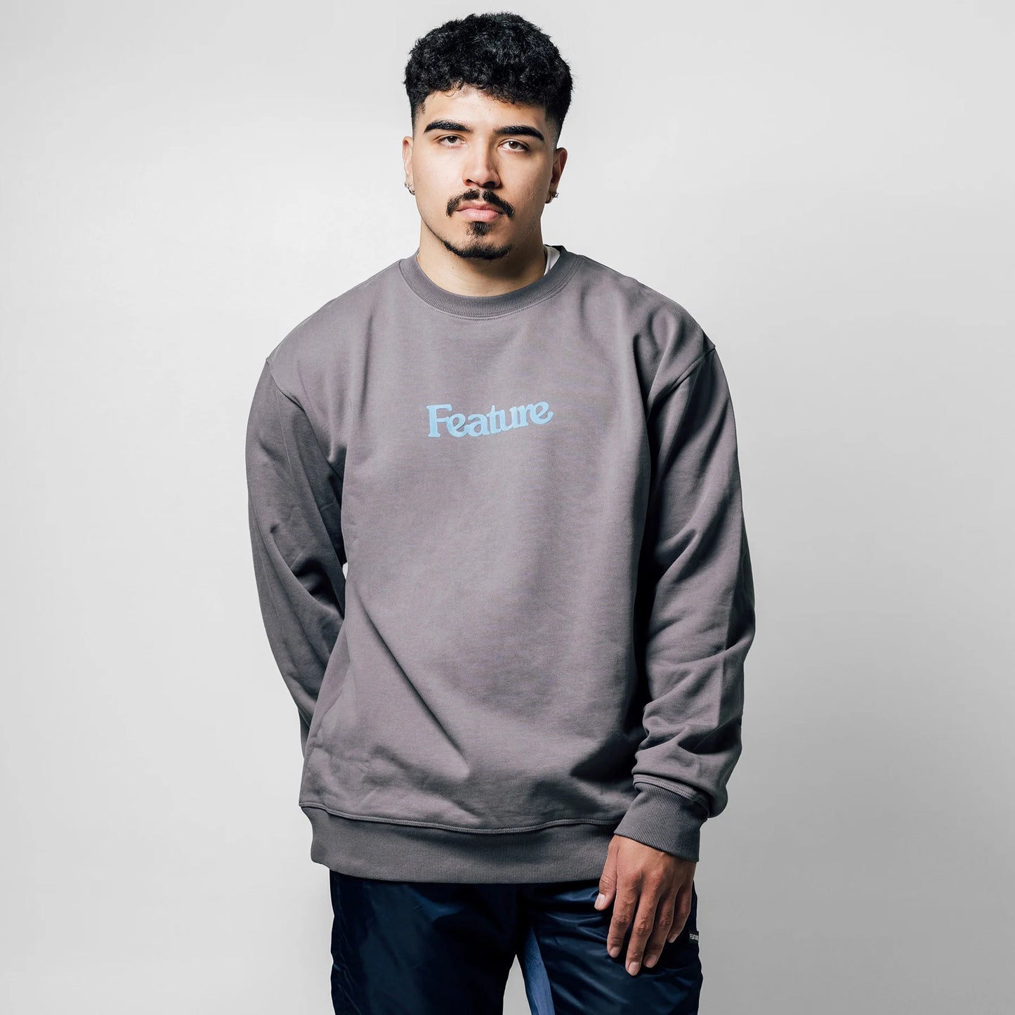 Academy Crewneck Black White