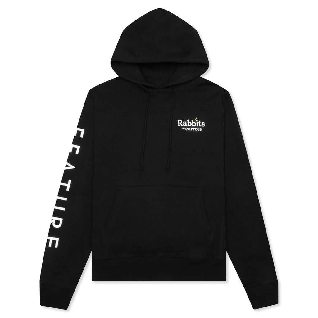 Feature x Carrots x Freddie Gibbs Rabbit Hat Hoodie Black