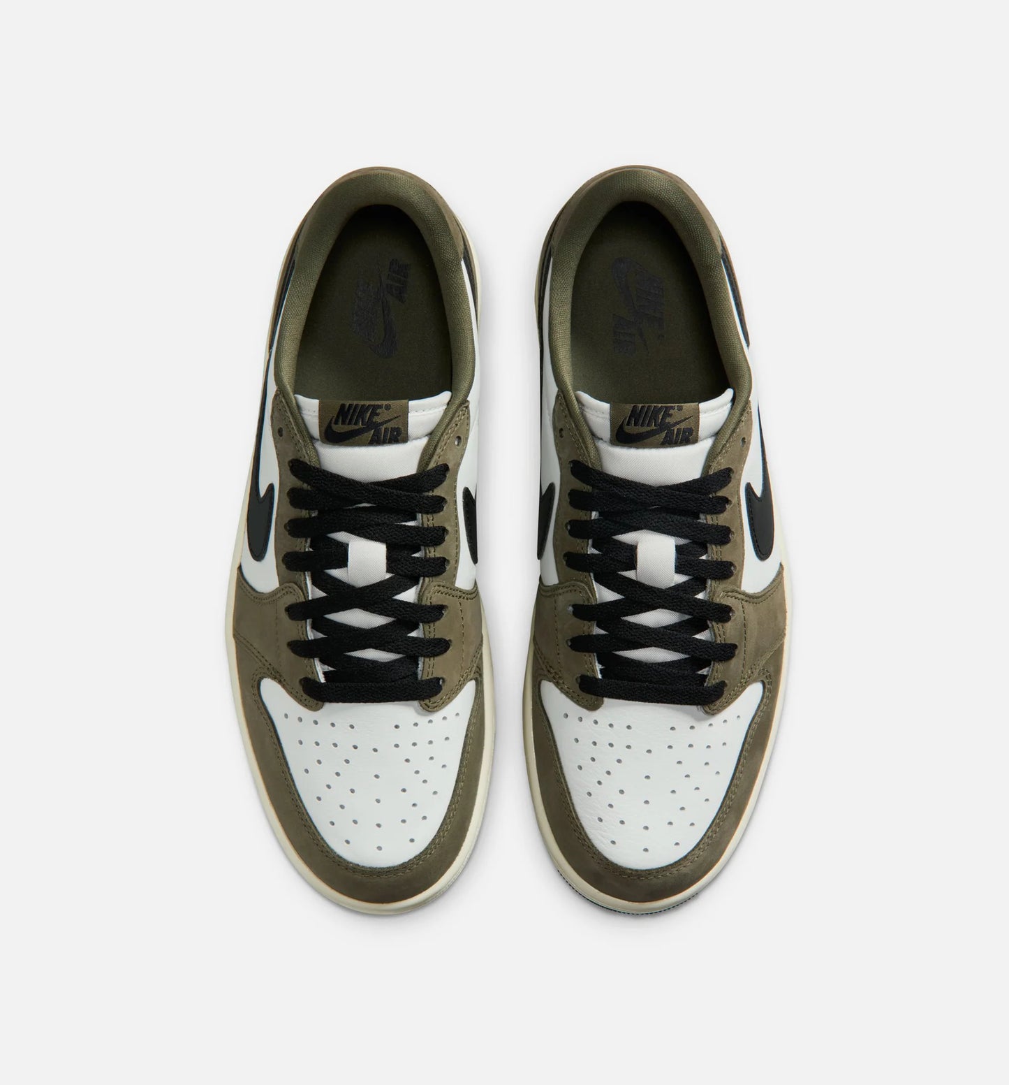 Air Jordan 1 Low OG Medium Olive And Summit White Mens Lifestyle Shoe Medium Olive Black Summit White Sail
