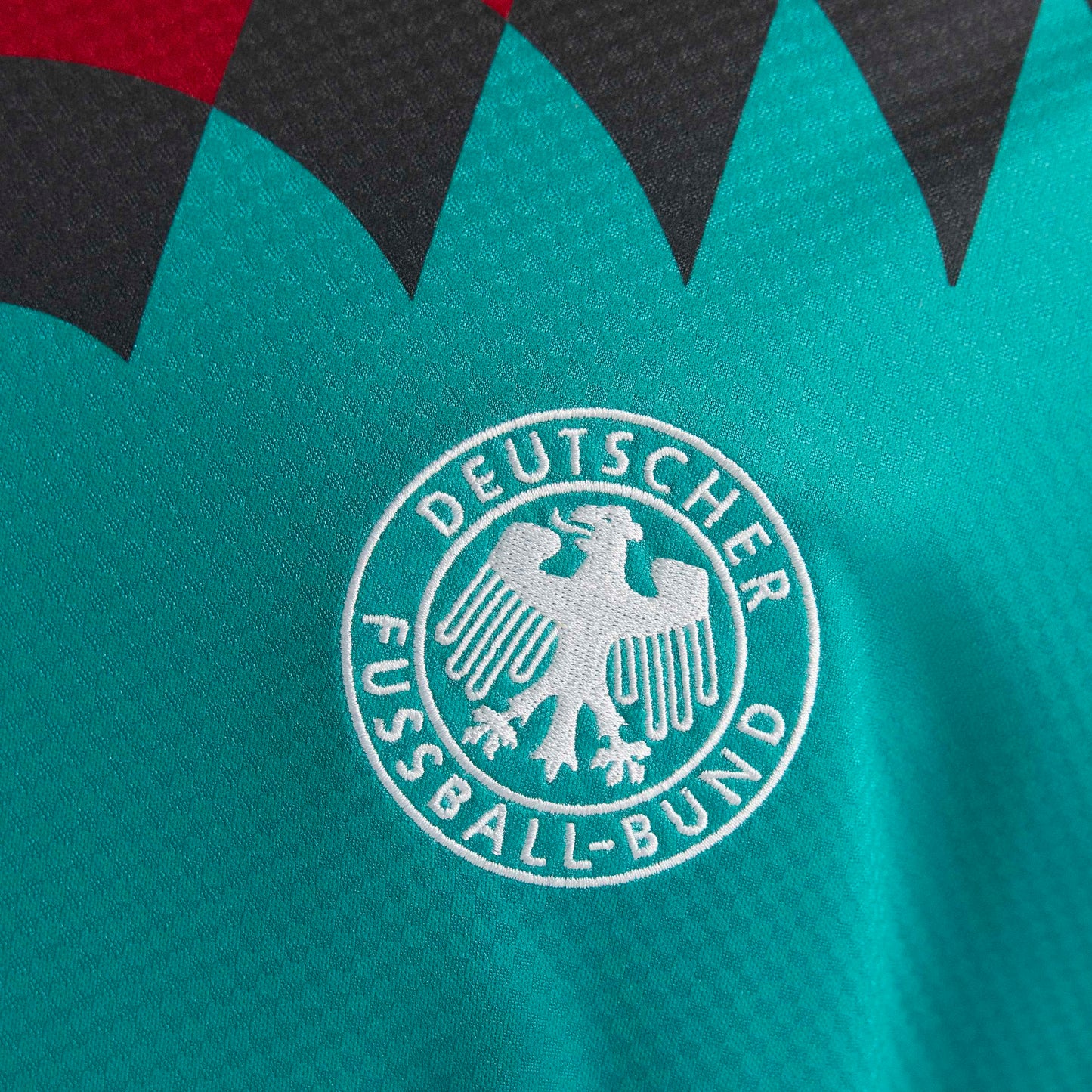 adidas Germany Away 1994 Mens Soccer Jersey Green Black Red