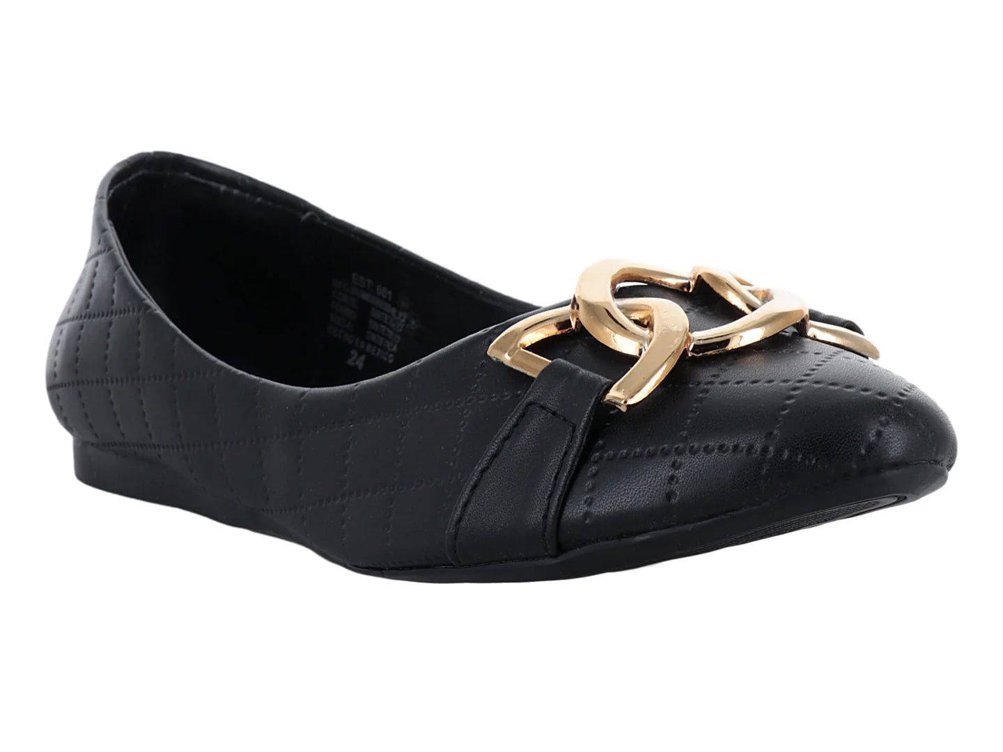 Zapatos Planos MeliAna Fiorella Negro para Mujer