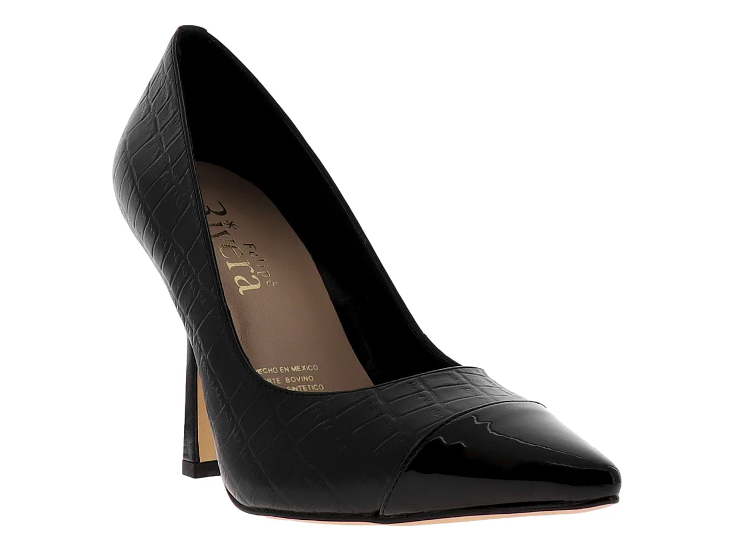 Zapatillas Stiletto Felipe Rivera Negro para Mujer