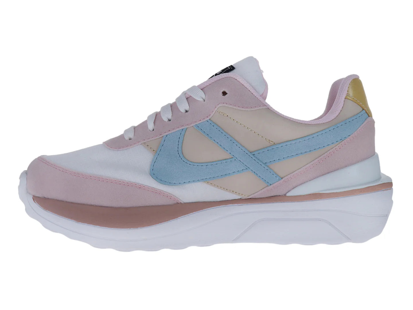 Tenis PANAM Rosa y Blanco para Mujer