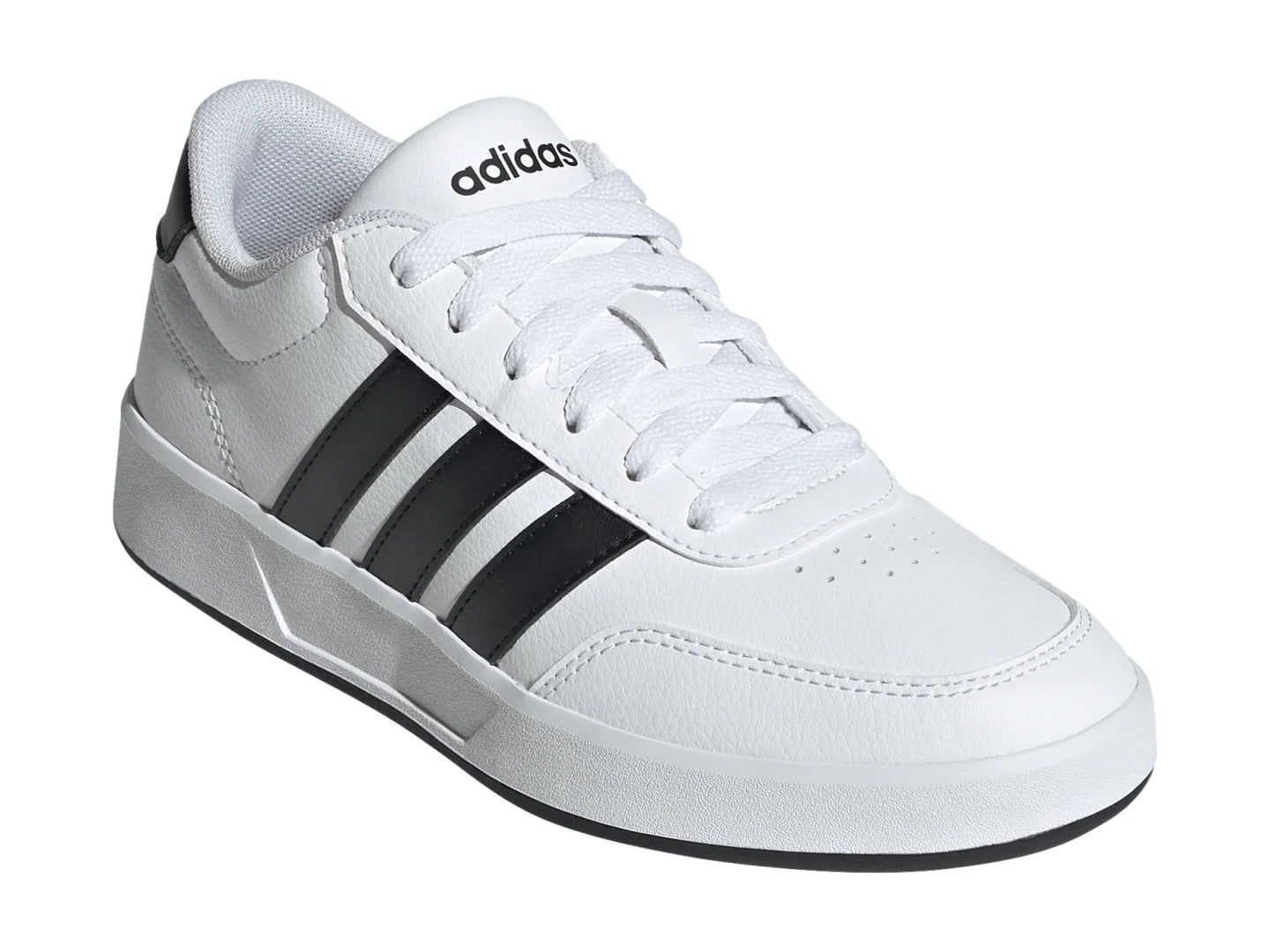 Tenis Adidas Breaknet 30 Blanco y Negro para Niño