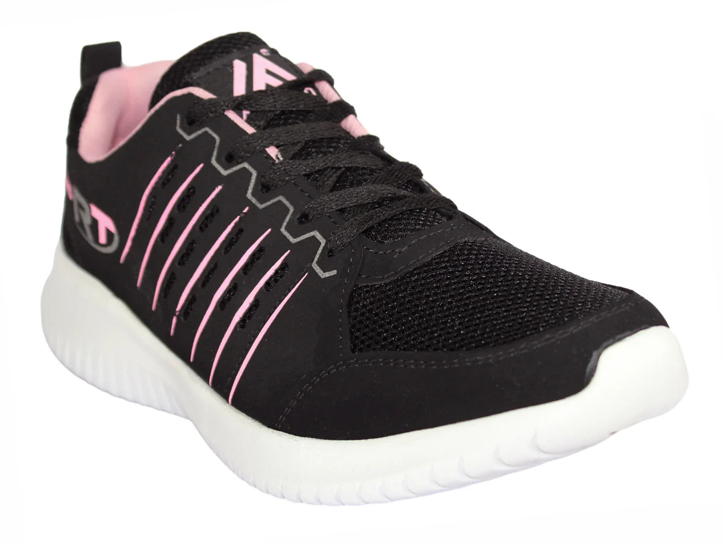 Tenis Alterno Negro con Rosa para Mujer