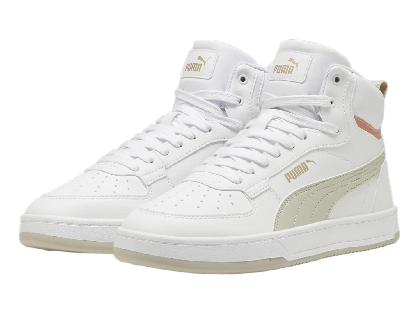 Tenis PUMA Caven 20 Mid Blanco y Beige para Hombre