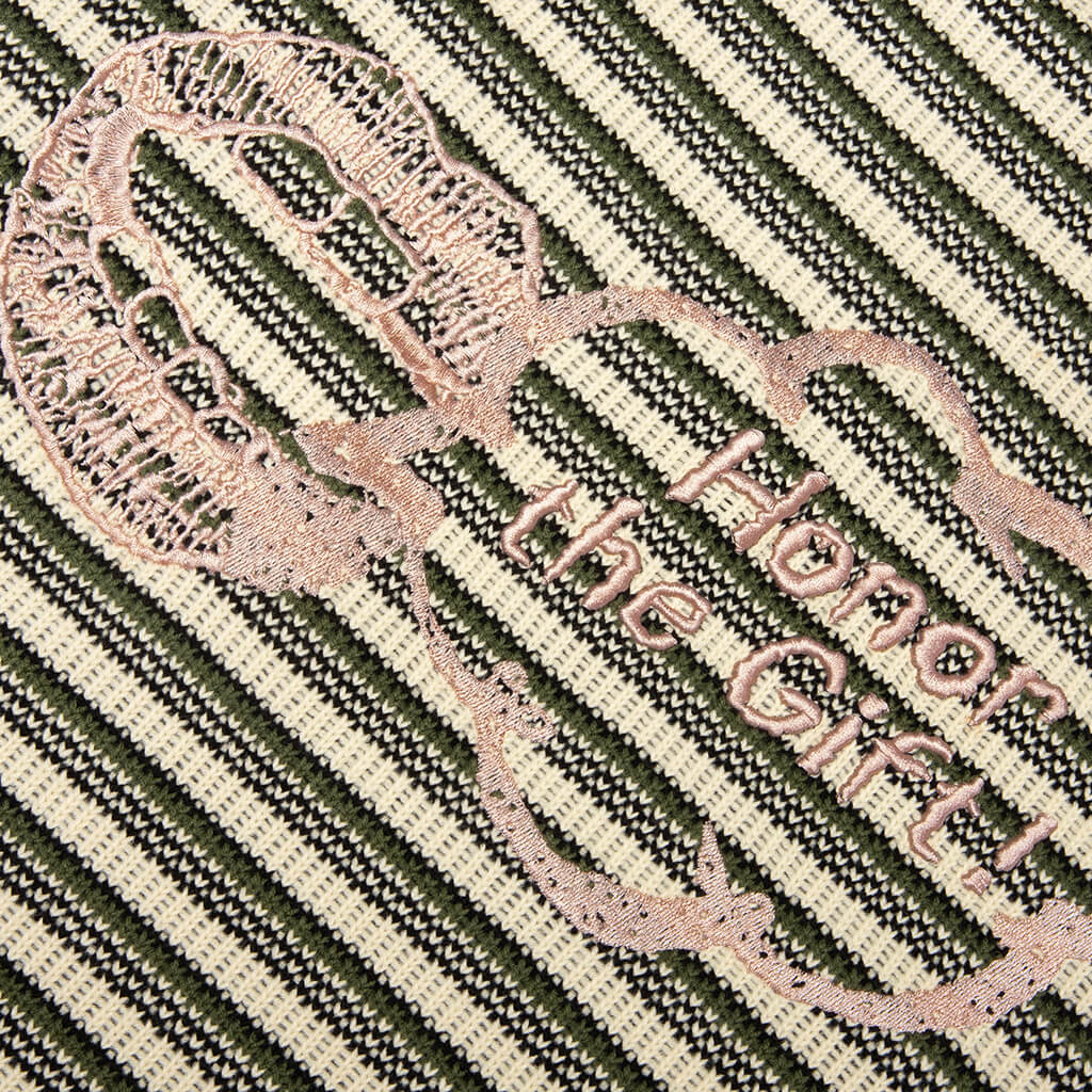 Speak Striped Crew Olive