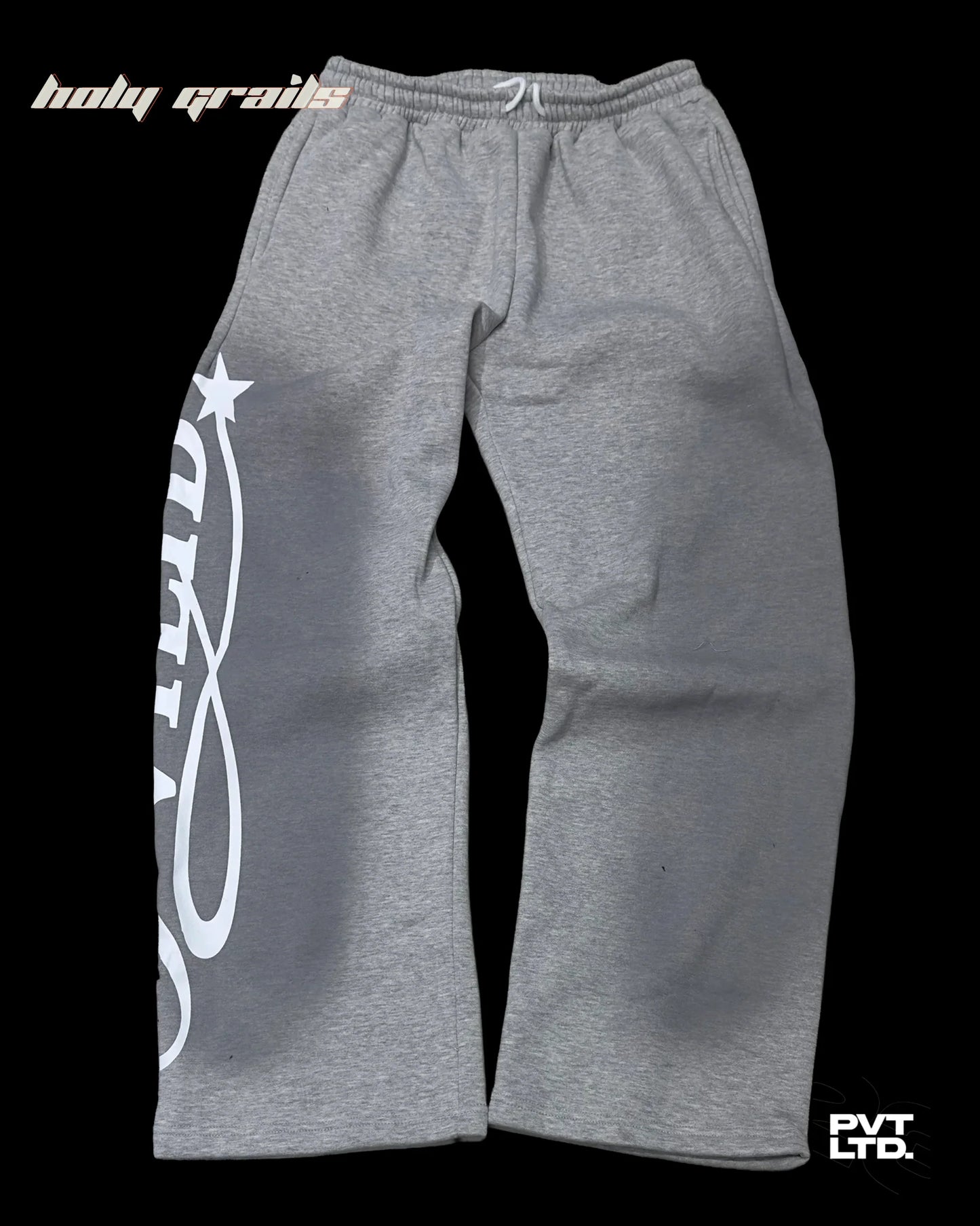 Pvt Grey Spray Track Pants HG x Pvt Ltd