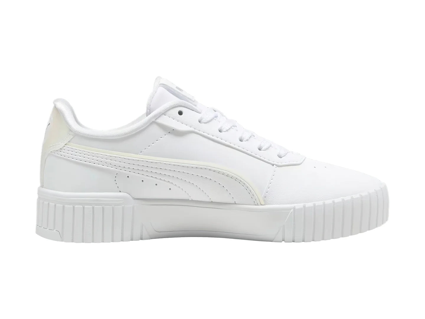 Tenis PUMA Carina 20 Holo Blanco y Plata para Niña