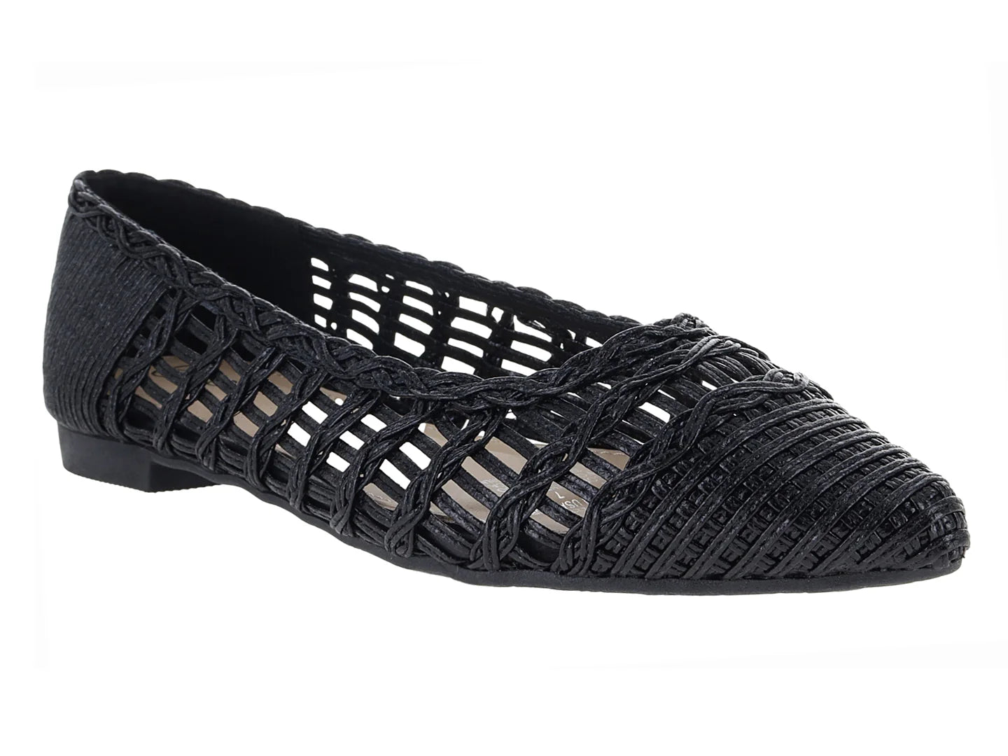 Zapatos Planos Roze Negro para Mujer