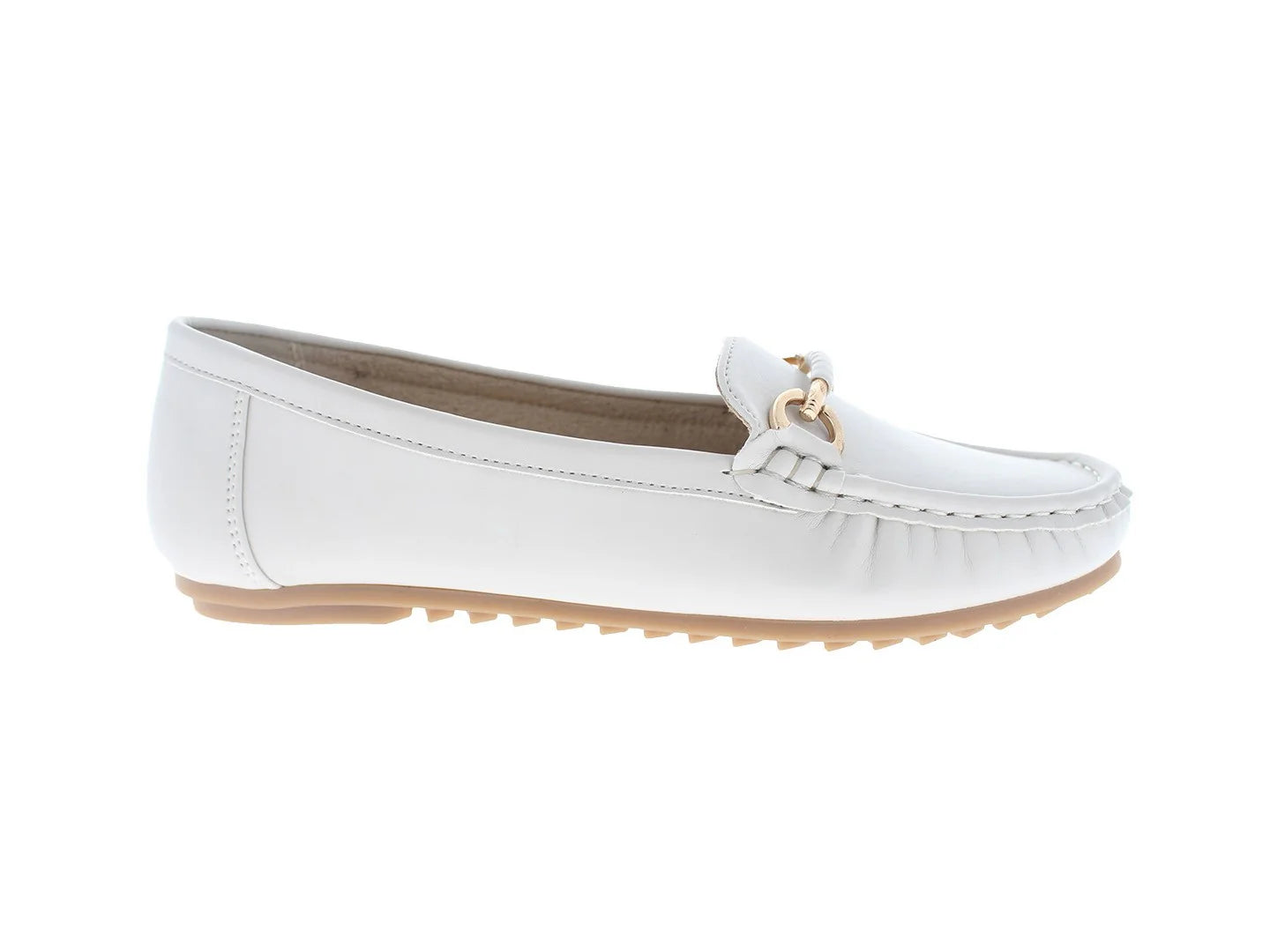 Zapatos Mocasines Comfort Fit Beige para Mujer